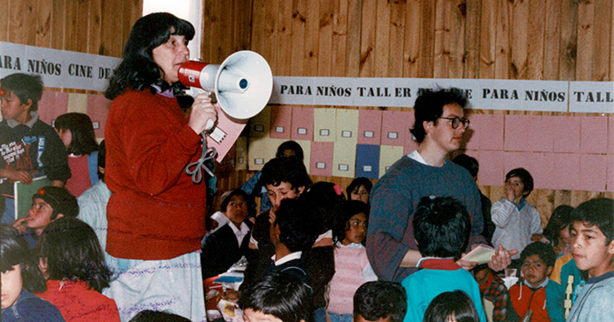 Alicia Vega en Taller de Cine para Niños
